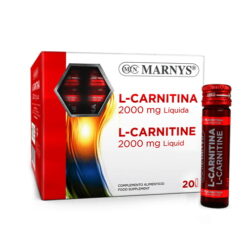 L-Carnitină Lichidă 2000 mg pentru Arderea Grăsimilor și Sistem Muscular, 100% Vegan – 20 Fiole