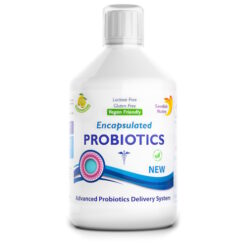 Probiotic Lichid – Bifidobacterium lactis + Vitamina C + L-glutamină – Produs Vegan, 500 ml, Swedish Nutra