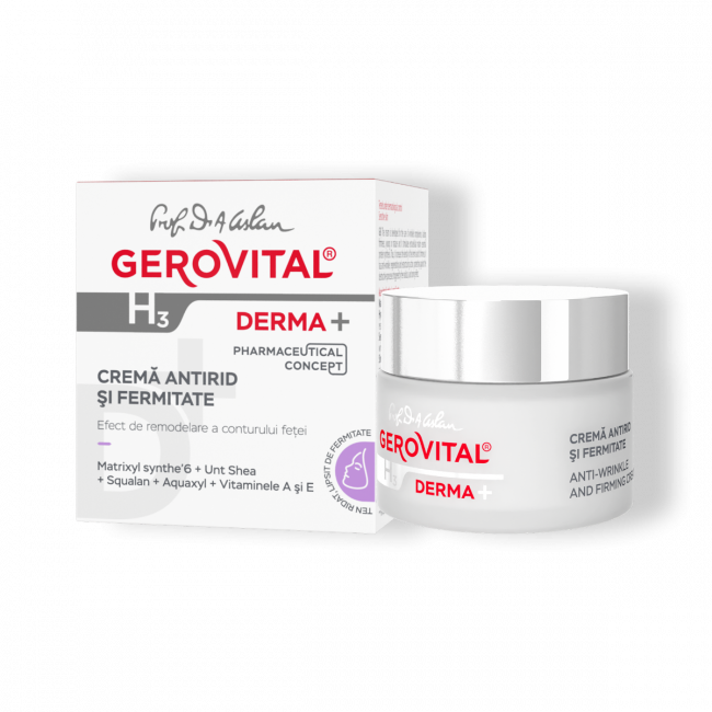 Crema antirid si fermitate Gerovital 55 plus
